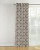 Geometric designed polyester readymade curtains available at best rates